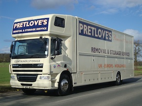 Pretlove's removal truck