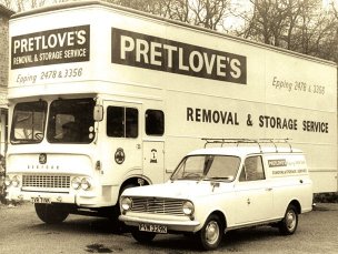 Pretlove's removal van and truck